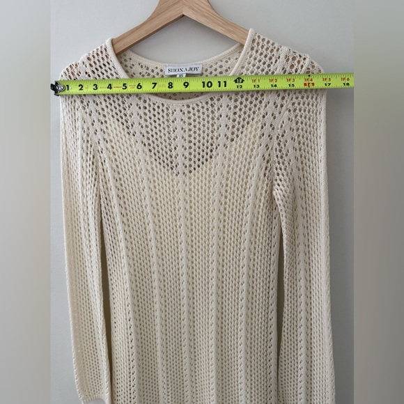 Shona Joy Arlo Long Sleeve Mini Dress Ivory XS Brand New - Picture 5 of 7